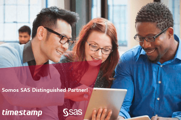 SAS reconhece Timestamp enquanto SAS Distinguished Partner