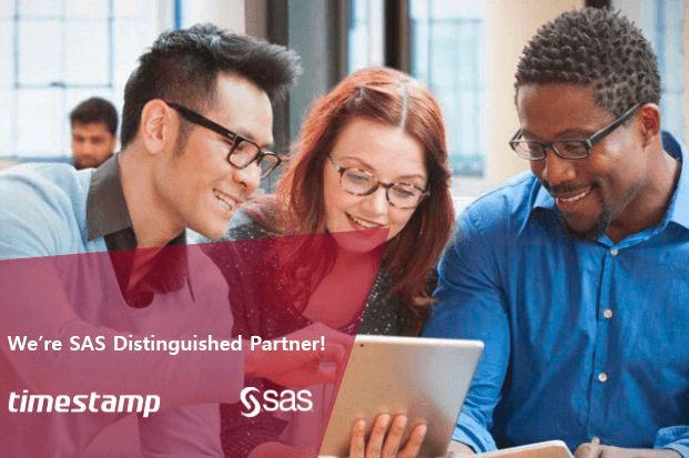 SAS recognizes Timestamp as SAS Distinguished Partner